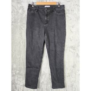 Tommy Bahama Leila Black Mid Rise Slim Boyfriend Jeans Womens Size 14/29